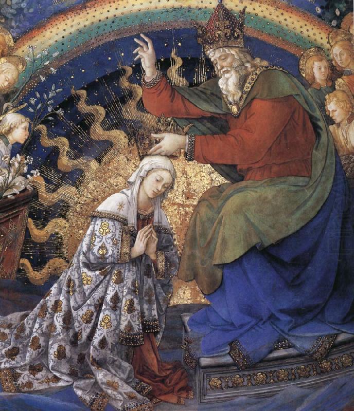 Details of The Coronation of the Virgin, Fra Filippo Lippi